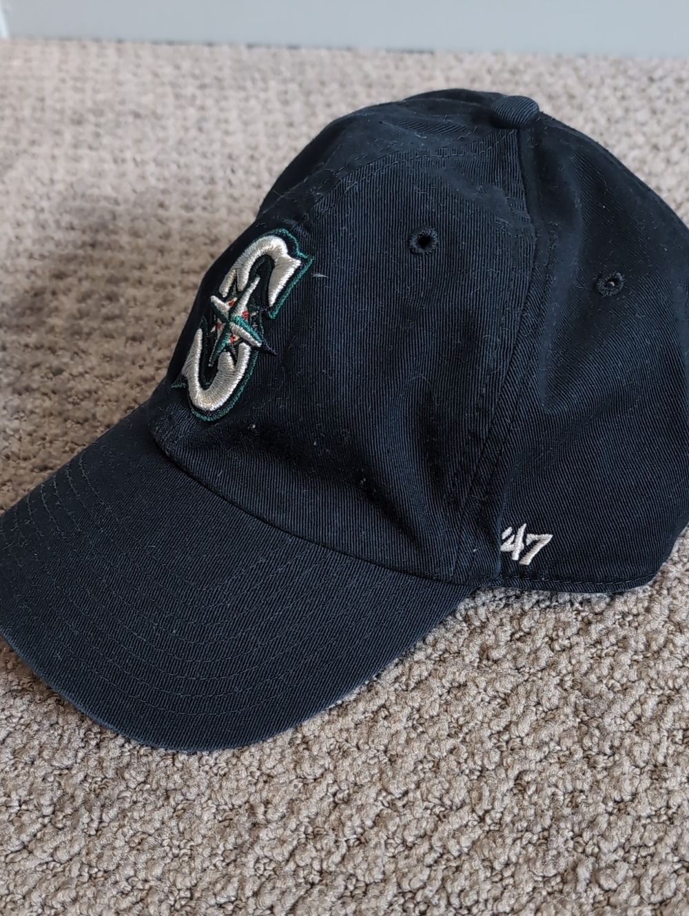 Seattle Mariners Women's Adjustable Baseball Cap Hat - Picture 2 of 6